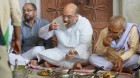 Amit Shah does a RaGa, dines in Dalit home.