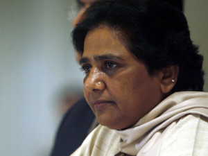 Chief Minister of the northern Indian state of Uttar, Pradesh Mayawati, attends a news conference in New Delhi